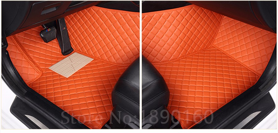 Custom car floor mats for Volkswagen All Models vw passat b5 6 polo golf tiguan jetta touran touareg car styling auto floor mat