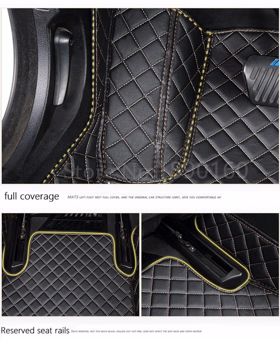 Custom car floor mats for Volkswagen All Models vw passat b5 6 polo golf tiguan jetta touran touareg car styling auto floor mat