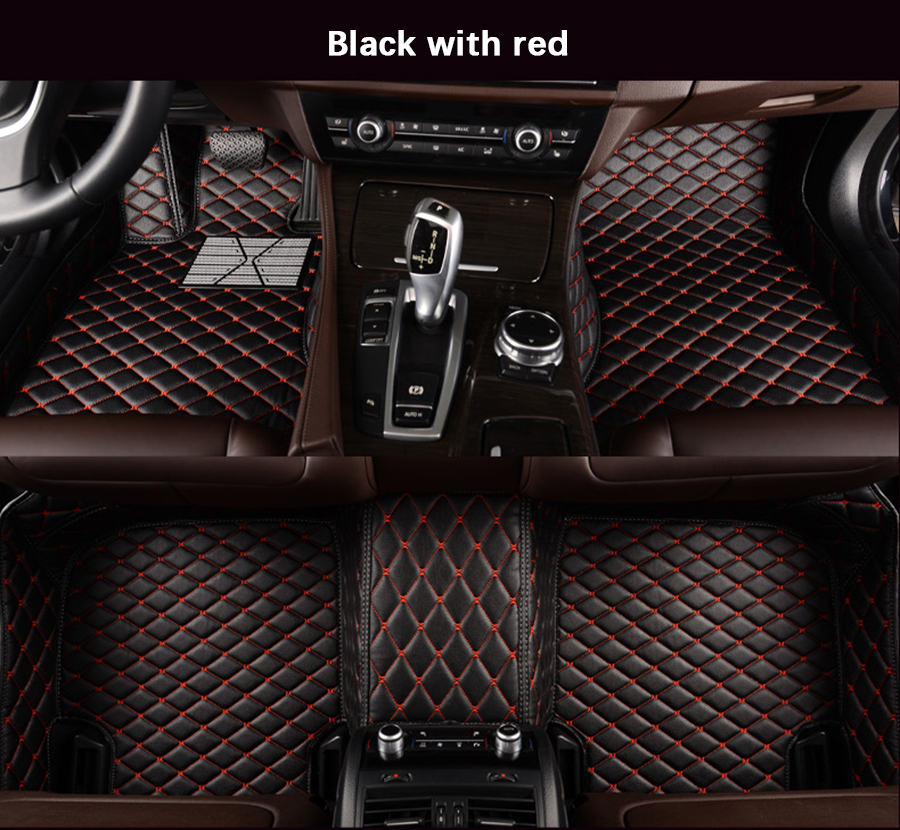 Custom car floor mats for Volkswagen All Models vw passat b5 6 polo golf tiguan jetta touran touareg car styling auto floor mat