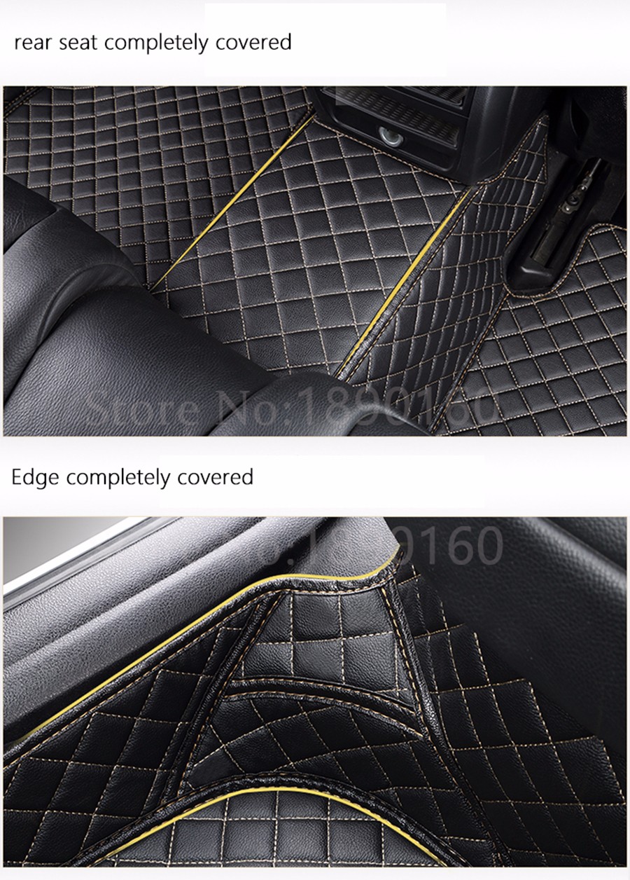 Custom car floor mats for Volkswagen All Models vw passat b5 6 polo golf tiguan jetta touran touareg car styling auto floor mat