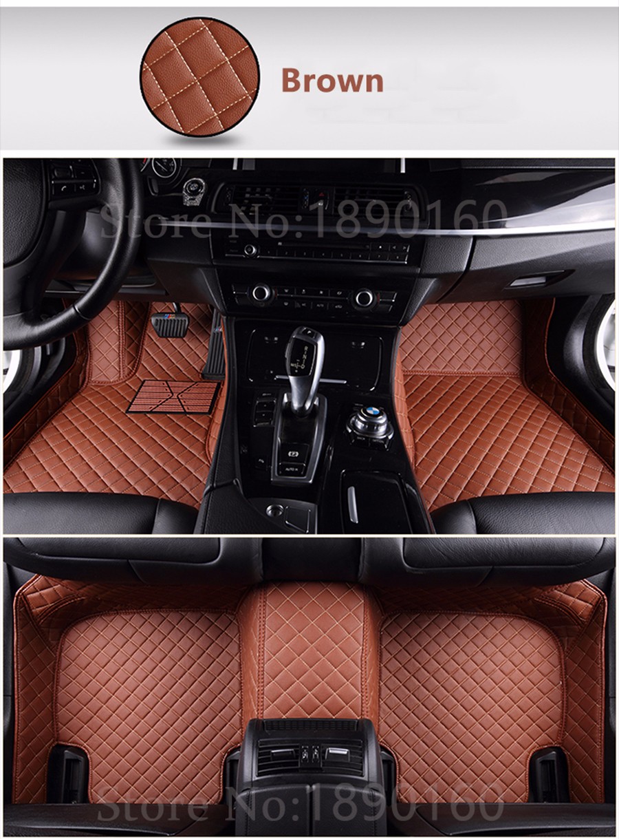 Custom car floor mats for Volkswagen All Models vw passat b5 6 polo golf tiguan jetta touran touareg car styling auto floor mat