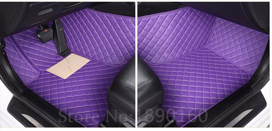 Custom car floor mats for Audi A6L R8 Q3 Q5 Q7 S4 RS TT Quattro A1 A2 A3 A4 A5 A6 A7 A8 car accessories auto stick