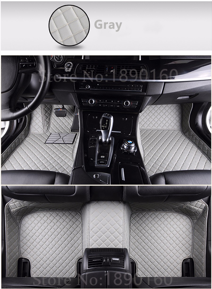 Custom car floor mats for Audi A6L R8 Q3 Q5 Q7 S4 RS TT Quattro A1 A2 A3 A4 A5 A6 A7 A8 car accessories auto stick