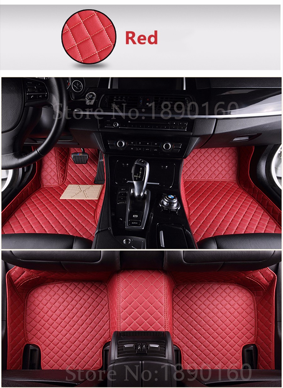 Custom car floor mats for Audi A6L R8 Q3 Q5 Q7 S4 RS TT Quattro A1 A2 A3 A4 A5 A6 A7 A8 car accessories auto stick