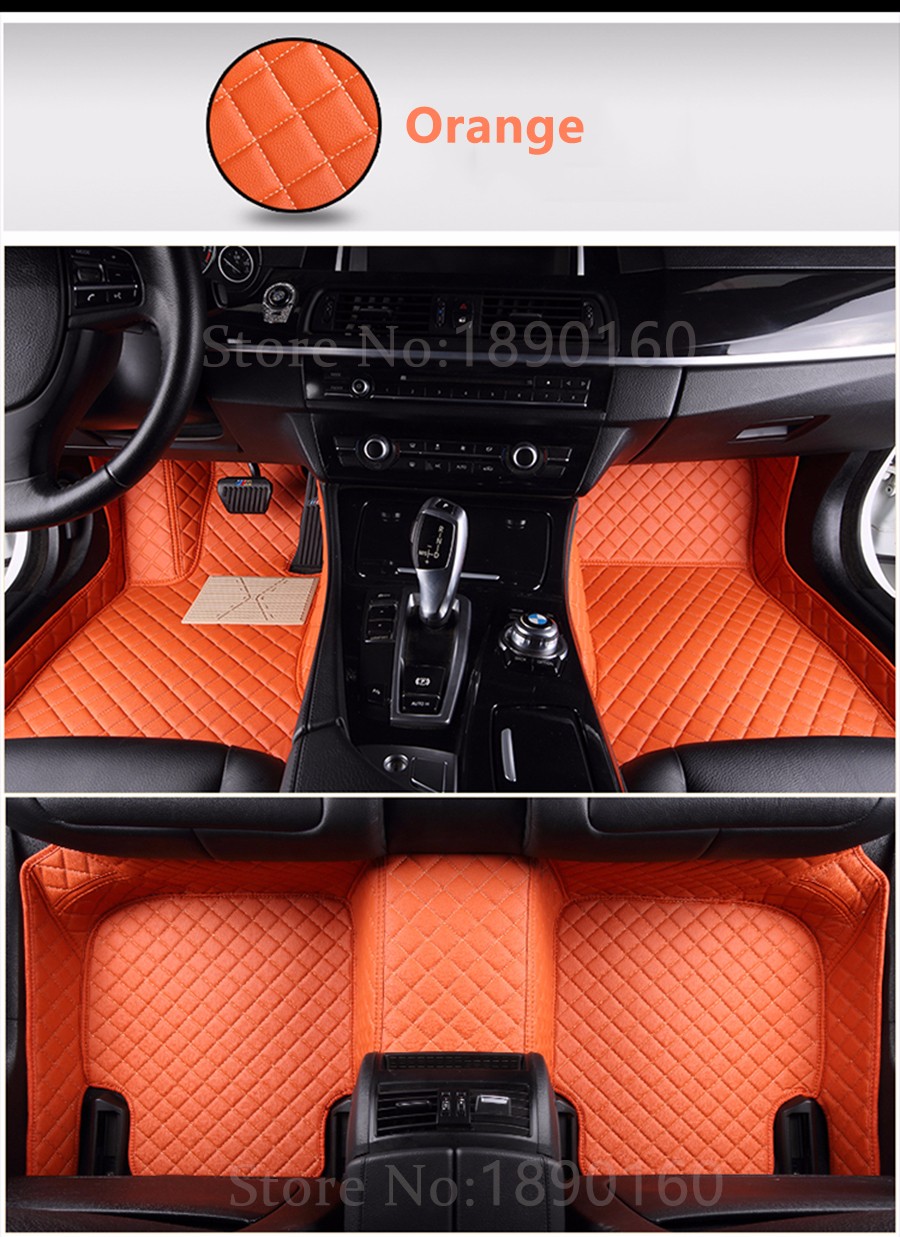 Custom car floor mats for Audi A6L R8 Q3 Q5 Q7 S4 RS TT Quattro A1 A2 A3 A4 A5 A6 A7 A8 car accessories auto stick