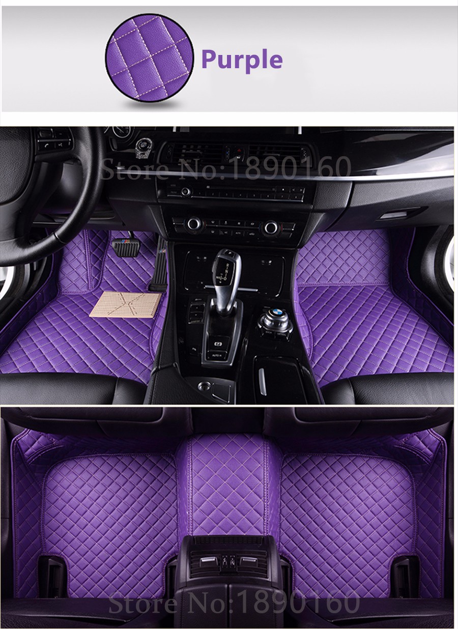 Custom car floor mats for Audi A6L R8 Q3 Q5 Q7 S4 RS TT Quattro A1 A2 A3 A4 A5 A6 A7 A8 car accessories auto stick