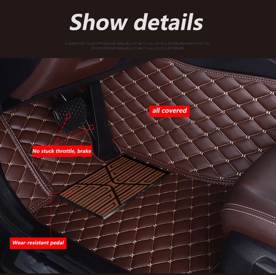 HeXinYan Custom Car Floor Mats for Mitsubishi All Models outlander pajero grandis ASX pajero sport lancer galant Lancer-ex