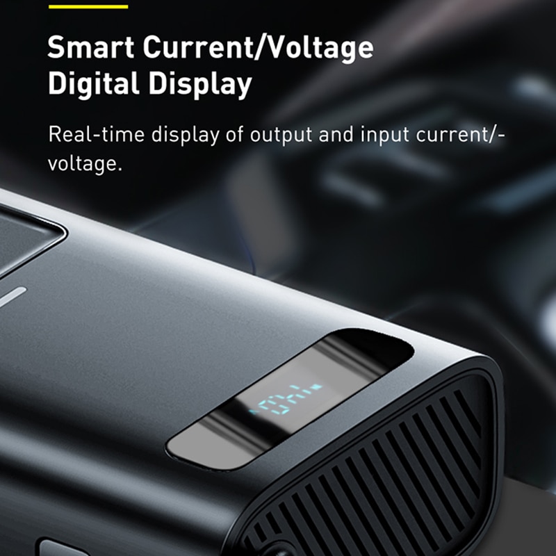 Baseus Car Power Inverter DC12V To AC 110V Portable Auto Inversor Digital Fast Charging Power Adapter For Car Charger Converter Baseus Car Power Inverter DC12V To AC 110V Portable Auto Inversor Digital Fast Charging Power Adapter For Car Charger Converter