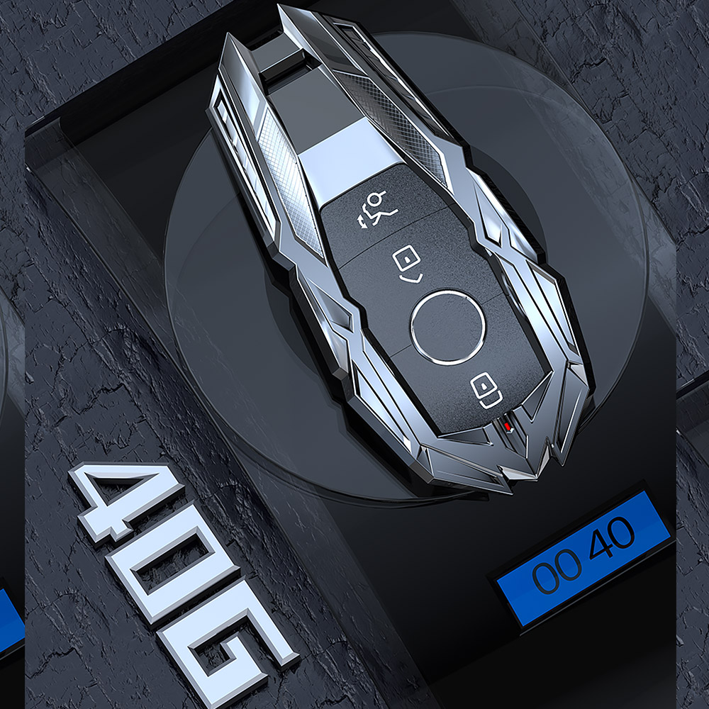 Car Key Fob Case Cover Protector Suitable For Mercedes Benz E C Class W204 W212 W176 GLC CLA GLA Car Accessories