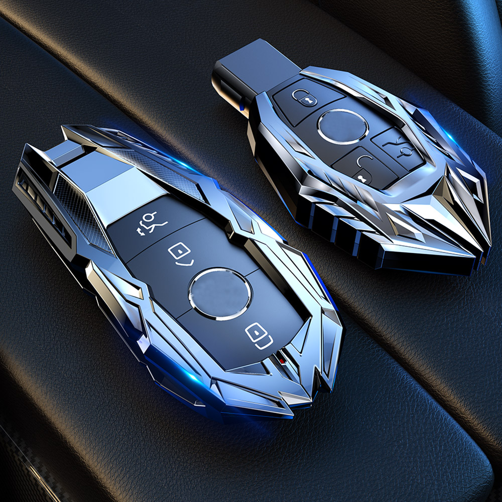 Custom Car Key Fob Cover For Mercedes Benz - Primal Stock