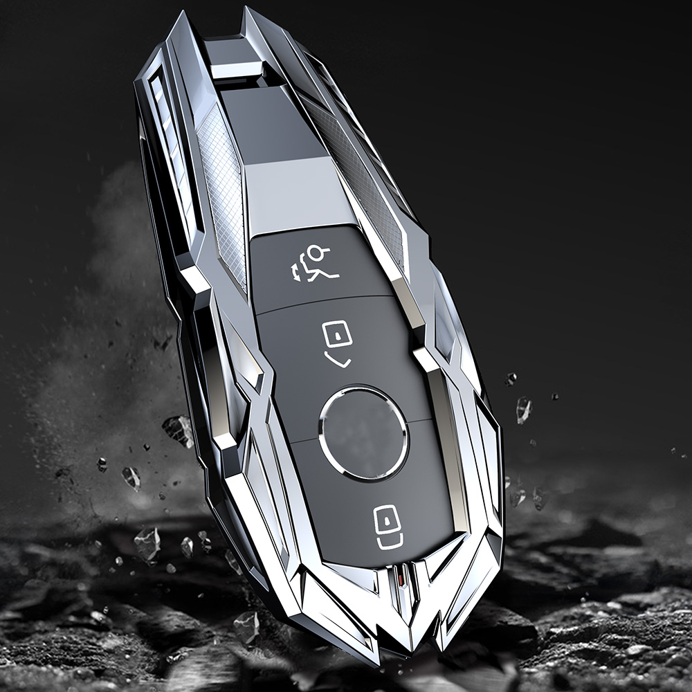 Car Key Fob Case Cover Protector Suitable For Mercedes Benz E C Class W204 W212 W176 GLC CLA GLA Car Accessories