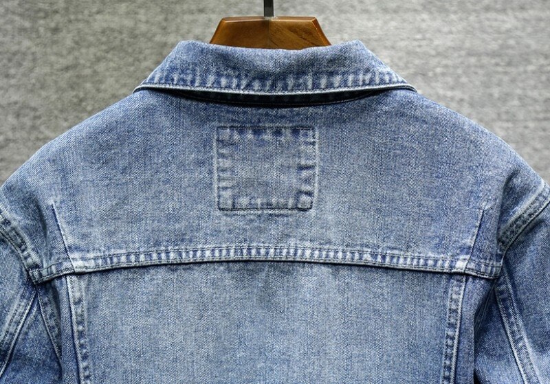 Fashion Men Denim Jacket Jeans Two Piece Set Autumn Slim Fit Matching Sets Casual Streetwear Winter Fleece Lining Cowboy Outfits