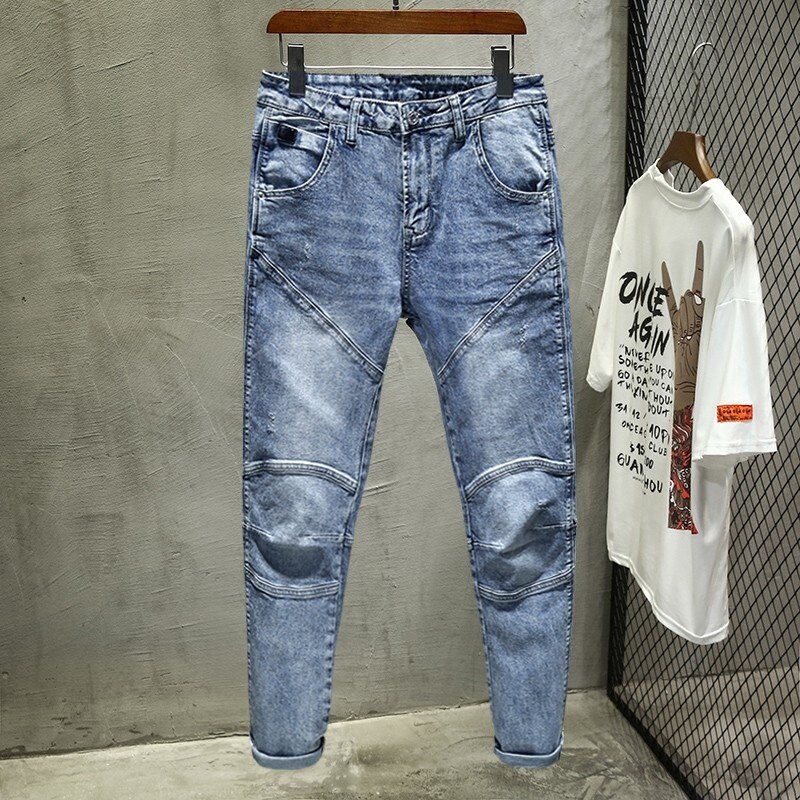 Fashion Men Denim Jacket Jeans Two Piece Set Autumn Slim Fit Matching Sets Casual Streetwear Winter Fleece Lining Cowboy Outfits