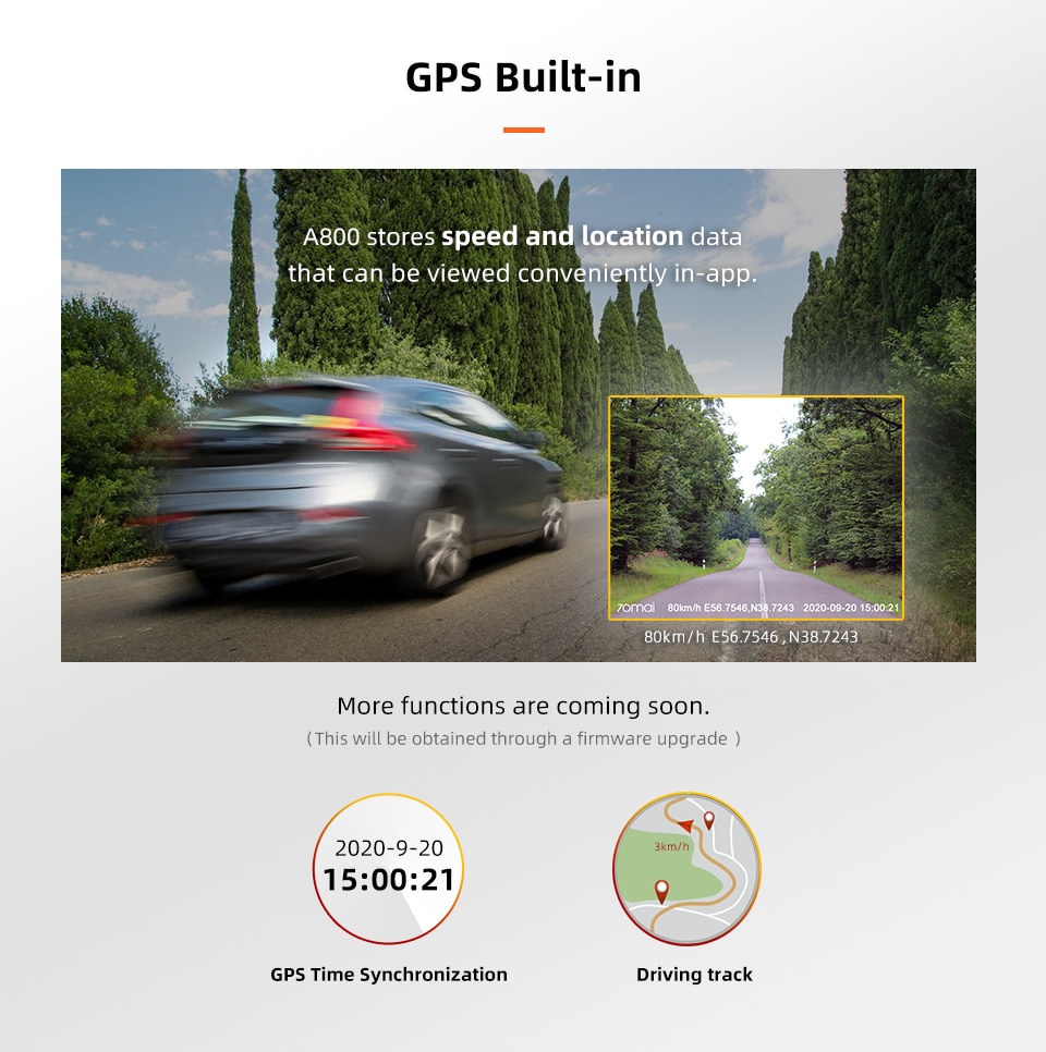 Dual Lens 4K Dashcam with Built-in GPS and Parking Monitior Dual Lens 4K Dashcam with Built-in GPS and Parking Monitior