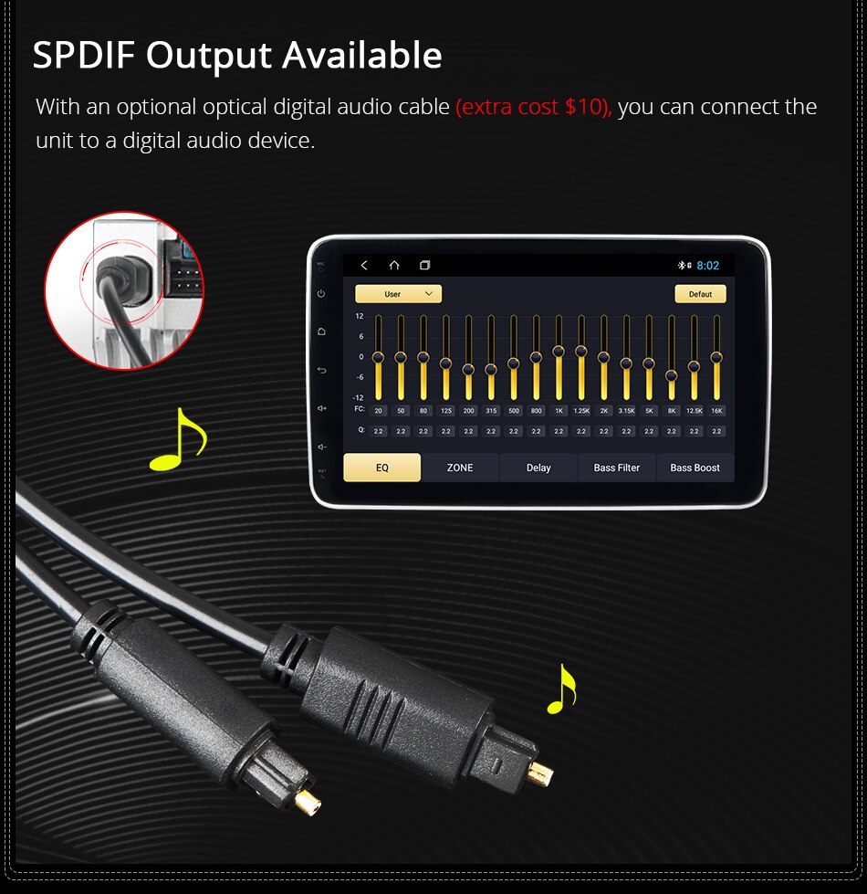 1280x720 360 Panorama 4G LTE Universal Car Radio Player