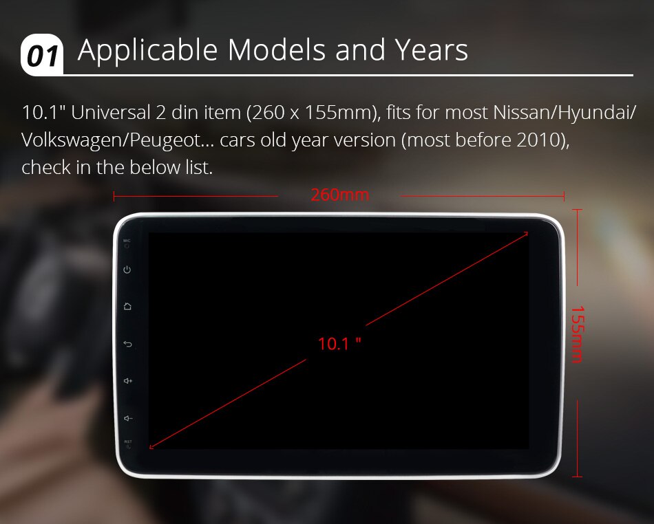 1280x720 360 Panorama 4G LTE Universal Car Radio Player